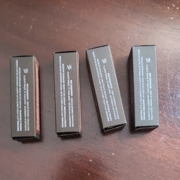 Color Street Lipstick Collection - Throwback, Tattle, Baddie, Flawless - NWT - Picture 7 of 9